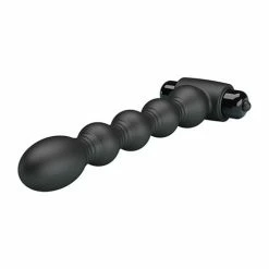 Pretty Love Lynn Vibrating Beads - Black Anal Toys