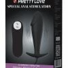Anal Toys Pretty Love Vibrating Penis Shaped Butt Plug - Black
