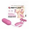 Pretty Love Romantic Wave II EStim & Vibrating Nipple Clip - Pink
