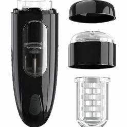 Pretty Love Marlon Thrusting & Rotating Masturbator - Black Penis Toys