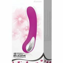 Pretty Love Alston With Handle - 12 Function Fuchsia Vibrators