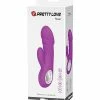 Vibrators Pretty Love Ansel Rabbit Vibe - 7 Function Fuchsia