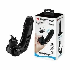 Pretty Love Corbin Honey Finger - Black Vibrators