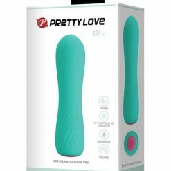 Pretty Love Elfin Mini Vibe - 12 Function Light Blue