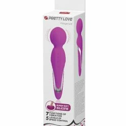 Vibrators Pretty Love Fitzgerald Liquid Silicone Wand - Fuchsia