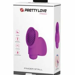 Pretty Love Freda Finger Stall Vibrator - 12 Function Fuchsia