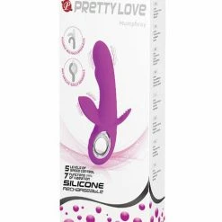 Pretty Love Humphrey Bendable Front & Back Rabbit - Fuchsia Vibrators