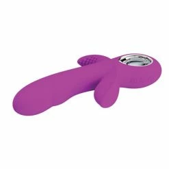 Pretty Love Humphrey Bendable Front & Back Rabbit - Fuchsia Vibrators