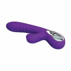 Pretty Love Jersey Sucking & Vibrating Rabbit - Purple Vibrators