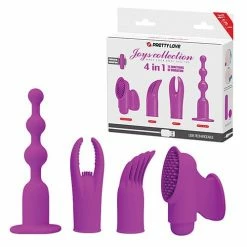 Vibrators Pretty Love Joys Collection 4 In 1 Kit - Fuchsia