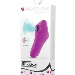Vibrators Pretty Love Magic Fish 12 Function - Fuchsia