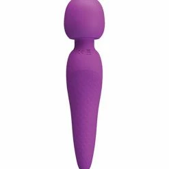 Vibrators Pretty Love Meredith Liquid Silicone Wand - Purple