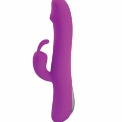 Vibrators Pretty Love Natural Motion Thrusting Rabbit 7 Function - Fuchsia
