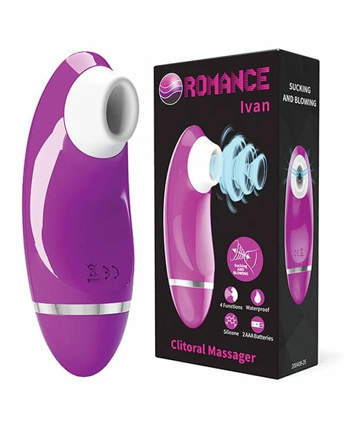 Pretty Love Romance Ivan Sucking Clitoral Massager - Fuchsia Vibrators