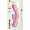 Vibrators Pretty Love Ron Phallic Liquid Silicone Rabbit - Pink