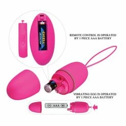 Pretty Love Selkie Battery Powered Egg - Fuchsia