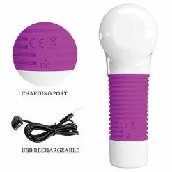 Vibrators Pretty Love Super Power Fun - White-fuchsia