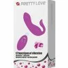 Vibrators Pretty Love Tyler Couples Stimulator With Remote - 12 Function Fuchsia