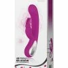 Vibrators Pretty Love Webb Bunny Ears Rabbit With Handle 12 Function - Fuchsia
