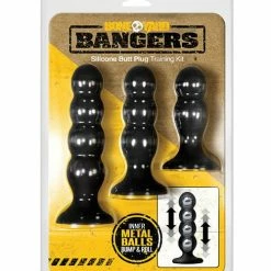Rascal Video Anal Toys Boneyard Bangerz Silicone Butt Plug Training Kit - Black