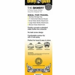 Rascal Video Enemas & Douches Boneyard Skwert 5 Piece Water Bottle Douche Adaptor Kit