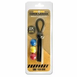 Rascal Video Boneyard Single Cock Leash - Black Penis Toys