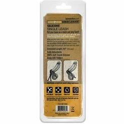 Rascal Video Boneyard Single Cock Leash - Black Penis Toys