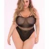 Rene Rofe Lingerie Pink Lipstick All Access Pass Bodystocking