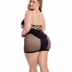 Rene Rofe Lingerie Pink Lipstick Girl Gone Bad Dress