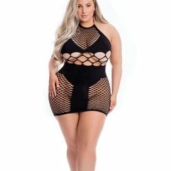 Rene Rofe Lingerie Pink Lipstick Girl Gone Bad Dress