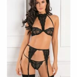 Rene Rofe Deepest Desires 3 Piece Bra Set Lingerie