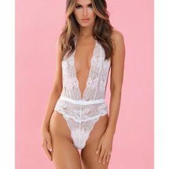 Lingerie Rene Rofe Plunge In Teddy