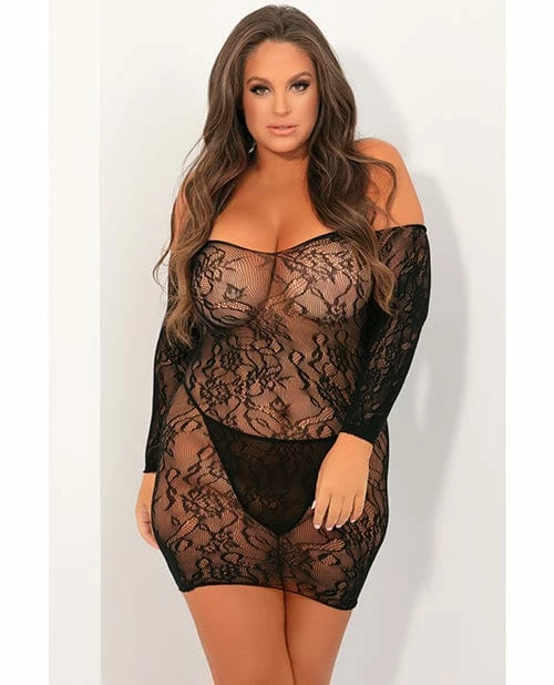 Rene Rofe Seductive Lace Dress Lingerie