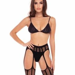 Rene Rofe Straight Up Garter Set