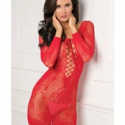 Rene Rofe Tie Breaker Long Sleeve Dress Lingerie
