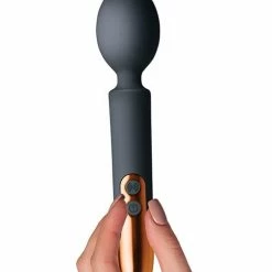 Rocks-off Vibrators Rocks Off Oriel Rechargeable Wand - Black