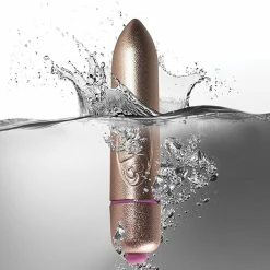 Rocks-off Rocks Off Precious Golden Passion Colored Ro-80 Mm Bullet - 7 Speed Gold