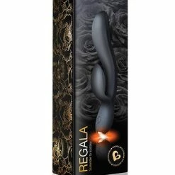 Rocks-off Rocks Off Regala Rabbit - Black Vibrators