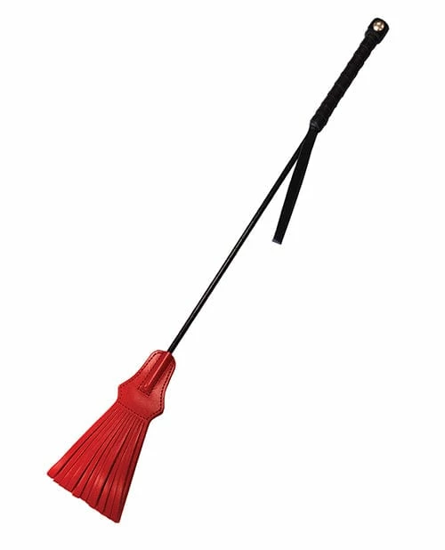 Rouge Tasseled Riding Crop - Red Kink & BDSM