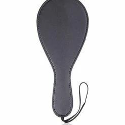 Kink & BDSM Plesur Pvc Paddle W-faux Fur - Black