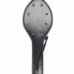 Plesur Pvc Paddle W-holes - Black Kink & BDSM