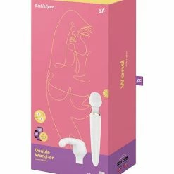 Vibrators Satisfyer Double Wand-er - White