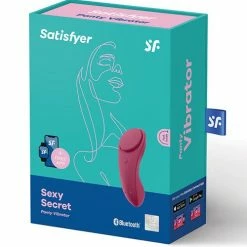 Satisfyer Sexy Secret Panty Vibrator - Red Wine