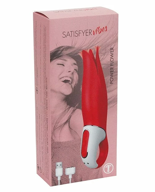Satisfyer Vibes Power Flower - Red Vibrators