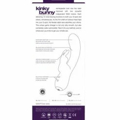 Savvy Co. Vibrators VeDO Kinky Bunny Plus Rechargeable Dual Vibe