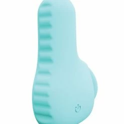 Savvy Co. Vedo Nea Rechargeable Finger Vibe - Tease Me Turquoise Vibrators