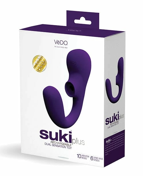 Savvy Co. Vedo Suki Plus Rechargeable Dual Sonic Vibe Vibrators