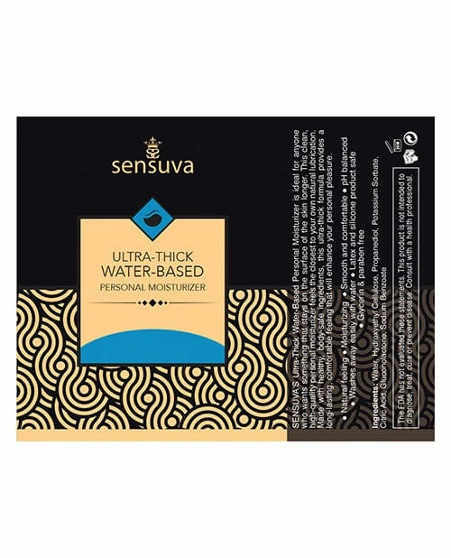 Sensuva Valencia Naturals Sensuva Ultra Thick Water Based Personal Moisturizer - 8.12 Oz. Unscented