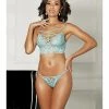 Shirley Of Hollywood Strappy Lace Bra And & Thong Lingerie