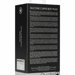 Shots America Shots Ouch Curve Butt Plug - Black Anal Toys